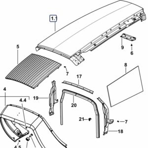 COFANO SUPERIORE Cod. 0.018.7814.3/10 SDF