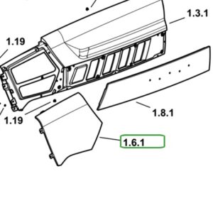GRIGLIA COFANO SX Cod. 0.016.0397.0 SDF