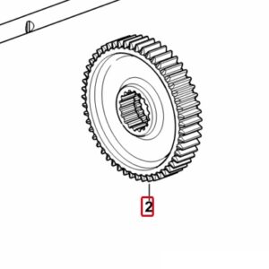 INGRANAGGIO Z = 56 Cod. 0.014.0215.0 SDF