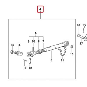 STABILIZZATORE LATERALE REGOLABILE Cod. 0.010.5219.4/40 SDF