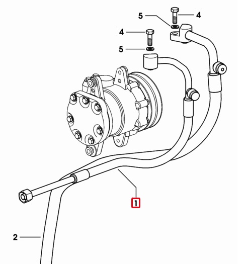 TUBO CLIMATIZZATORE Cod. 0.013.9673.3 SDF