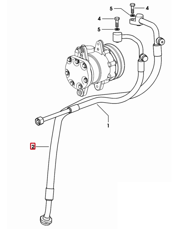 TUBO CLIMATIZZATORE Cod. 0.013.9793.3 SDF